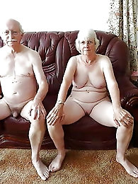 Old damsel takes off sexy clothes