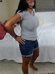 Young girl using a dildo and an elderly woman