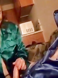 New Green Satin Blouse Mature Milf Cocksucker
