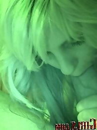 Stepdaughter gets cum inside her vagina