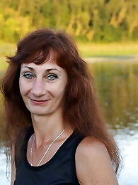 Upon Volga-river Golden Evening