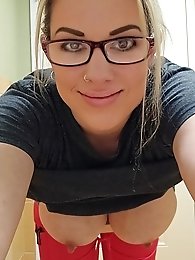 Hot milf at work