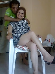 Chinese granny successful starlet rides a jizz-shotgun