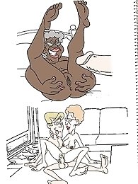 Cartoon aged and grandmas naked.