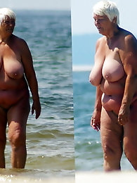 Grannies on the beach