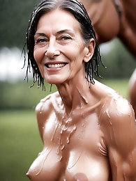 Crazy older g-i-l-fs love fucking