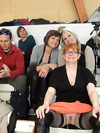 Sensational mature lass is posing undressed